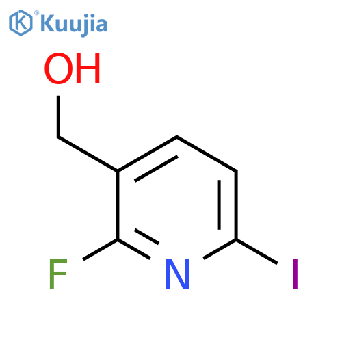 2-Fluoro-6-iodopyridine-3-methanol structure