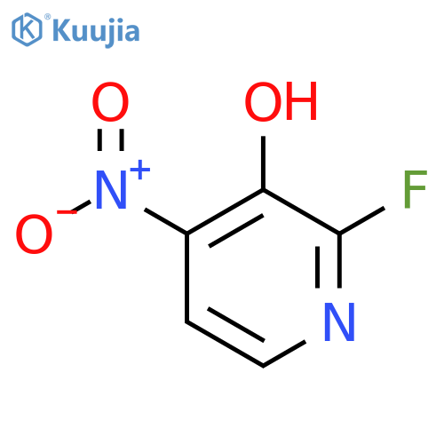 2-Fluoro-3-hydroxy-4-nitropyridine structure