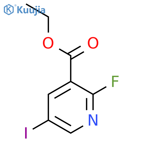 Ethyl 2-fluoro-5-iodonicotinate structure