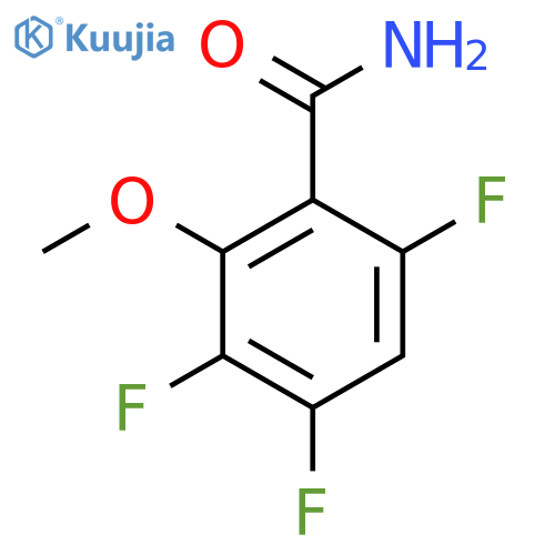2-Methoxy-3,4,6-trifluorobenzamide structure