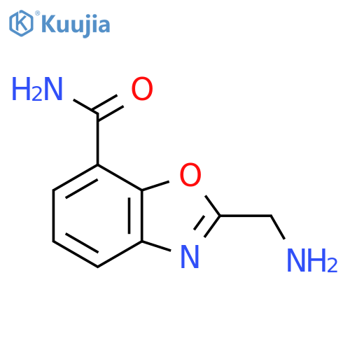 2-(Aminomethyl)benzo[d]oxazole-7-carboxamide structure