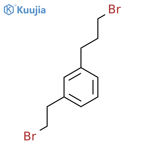 2-Bromo-3-(3-bromopropyl)ethylbenzene structure