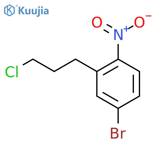 4-Bromo-2-(3-chloropropyl)nitrobenzene structure