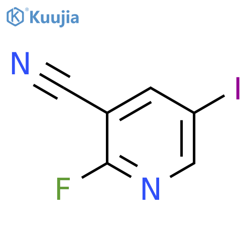 2-Fluoro-5-iodonicotinonitrile structure