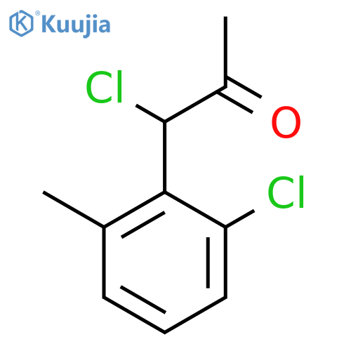 1-Chloro-1-(2-chloro-6-methylphenyl)propan-2-one structure