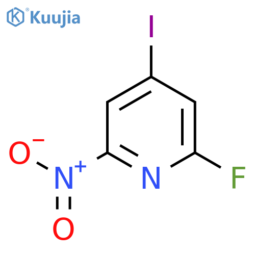 2-Fluoro-4-iodo-6-nitropyridine structure