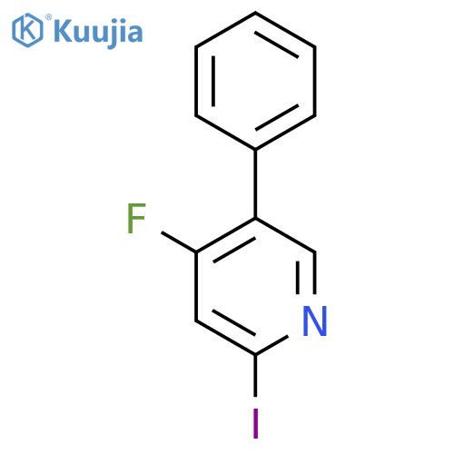 4-Fluoro-2-iodo-5-phenylpyridine structure