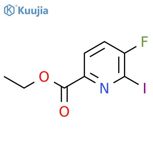 Ethyl 5-fluoro-6-iodopicolinate structure