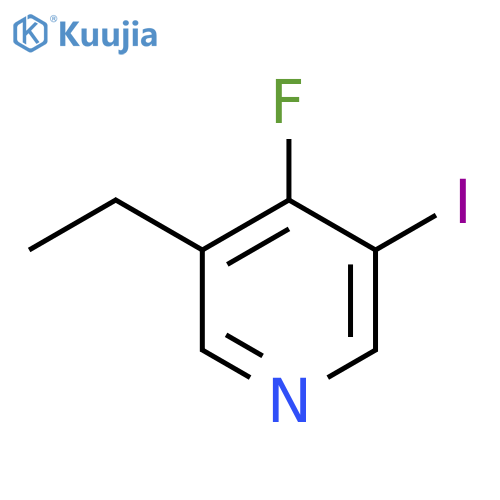 3-Ethyl-4-fluoro-5-iodopyridine structure
