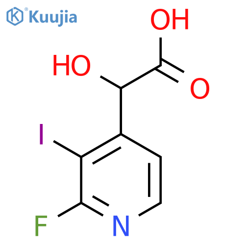 2-(2-Fluoro-3-iodopyridin-4-yl)-2-hydroxyacetic acid structure