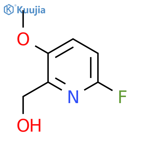 6-Fluoro-3-methoxypyridine-2-methanol structure