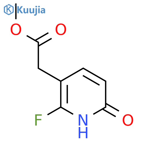 Methyl 2-fluoro-6-hydroxypyridine-3-acetate structure