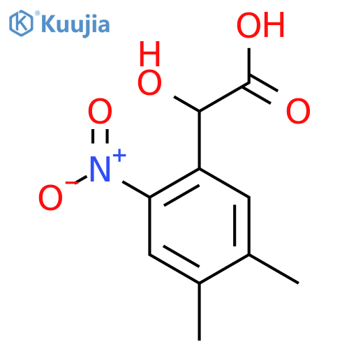4,5-Dimethyl-2-nitromandelic acid structure