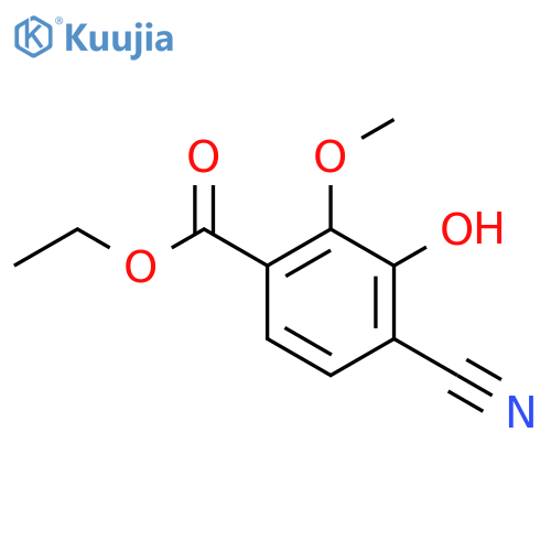 Ethyl 4-cyano-3-hydroxy-2-methoxybenzoate structure