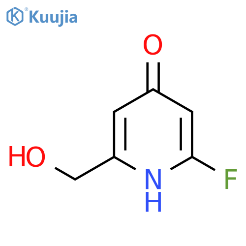 2-Fluoro-4-hydroxypyridine-6-methanol structure