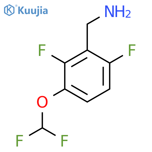 2,6-Difluoro-3-(difluoromethoxy)benzylamine structure