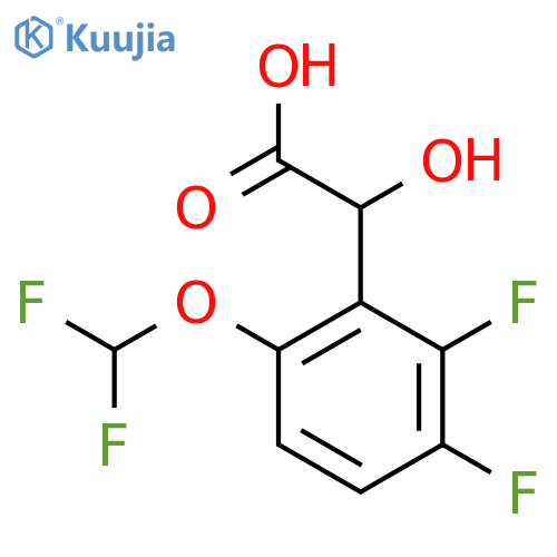 2,3-Difluoro-6-(difluoromethoxy)mandelic acid structure