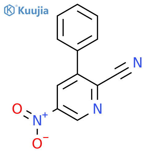 5-Nitro-3-phenylpicolinonitrile structure