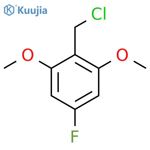 2,6-Dimethoxy-4-fluorobenzyl chloride structure