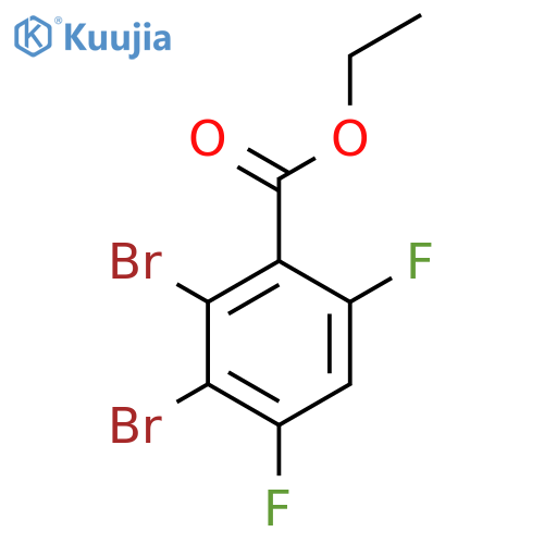 Ethyl 2,3-dibromo-4,6-difluorobenzoate structure