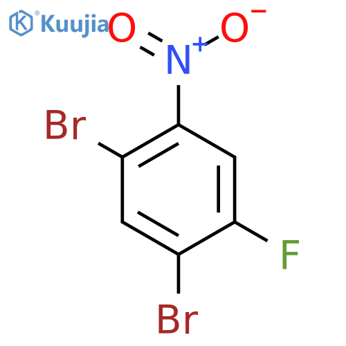 1,5-Dibromo-2-fluoro-4-nitrobenzene structure