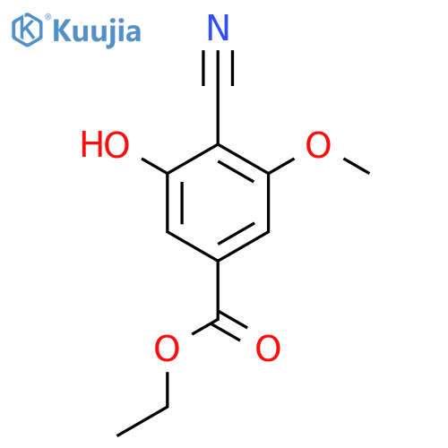 Ethyl 4-cyano-3-hydroxy-5-methoxybenzoate structure