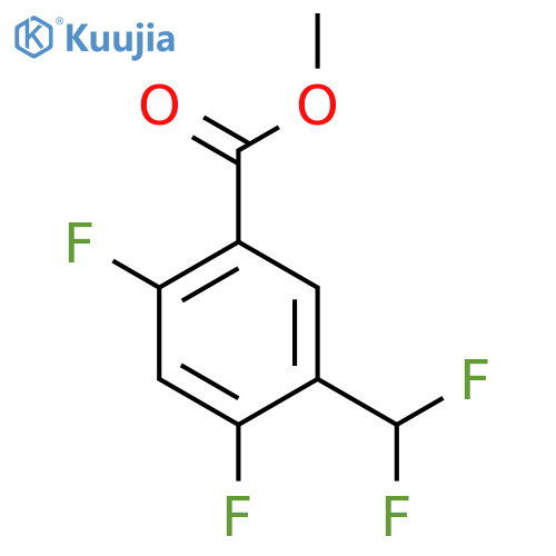 Methyl 2,4-difluoro-5-(difluoromethyl)benzoate structure