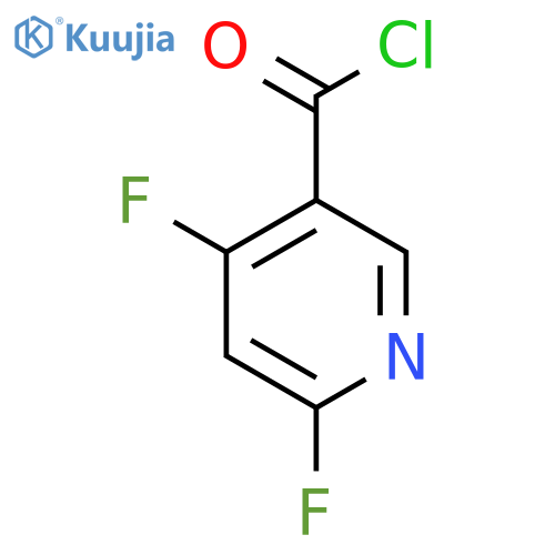 2,4-Difluoropyridine-5-carbonyl chloride structure