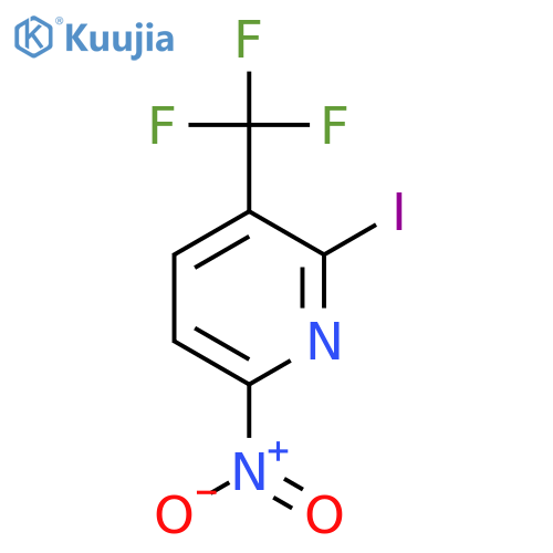 2-Iodo-6-nitro-3-(trifluoromethyl)pyridine structure