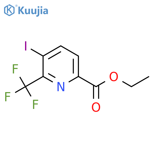 Ethyl 5-iodo-6-(trifluoromethyl)picolinate structure