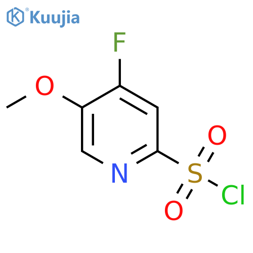 4-Fluoro-5-methoxypyridine-2-sulfonyl chloride structure