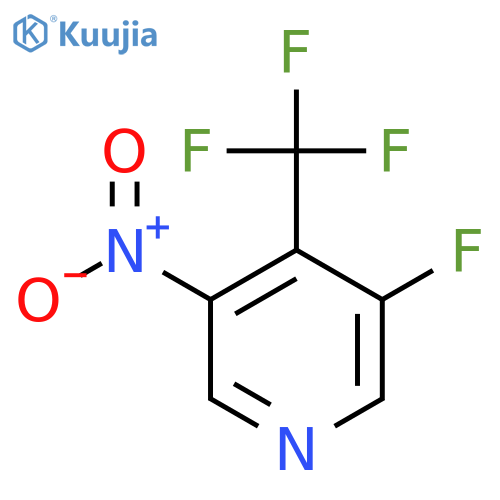 3-Fluoro-5-nitro-4-(trifluoromethyl)pyridine structure