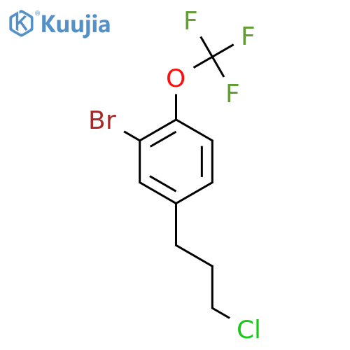 2-Bromo-4-(3-chloropropyl)(trifluoromethoxy)benzene structure