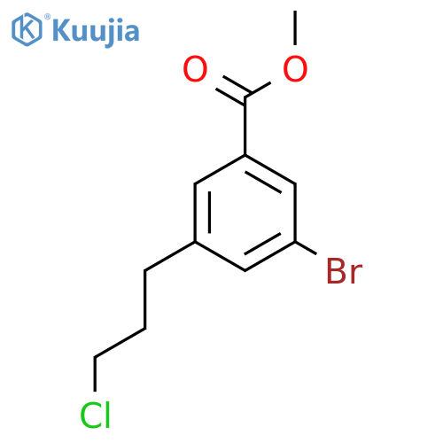 Methyl 3-bromo-5-(3-chloropropyl)benzoate structure
