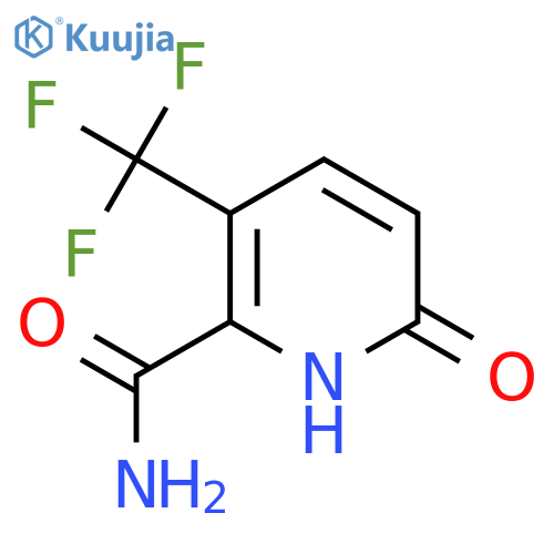 6-Hydroxy-3-(trifluoromethyl)picolinamide structure