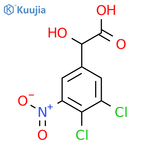 3,4-Dichloro-5-nitromandelic acid structure