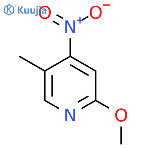 2-Methoxy-5-methyl-4-nitropyridine structure