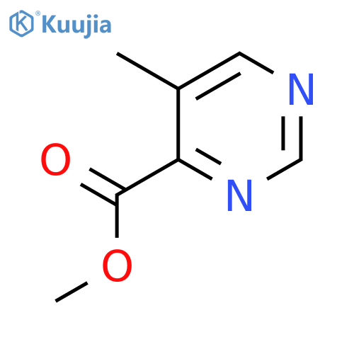 Methyl 5-methylpyrimidine-4-carboxylate structure