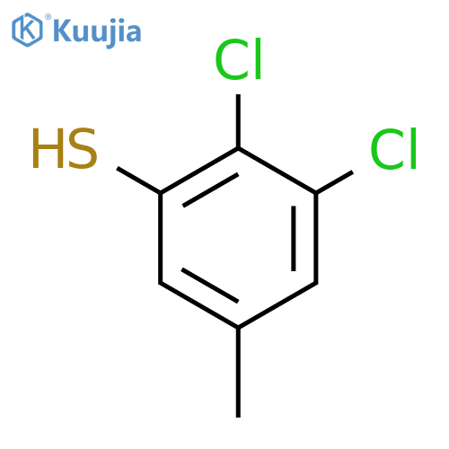 2,3-Dichloro-5-methylthiophenol structure