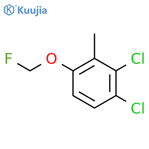 2,3-Dichloro-6-(fluoromethoxy)toluene structure
