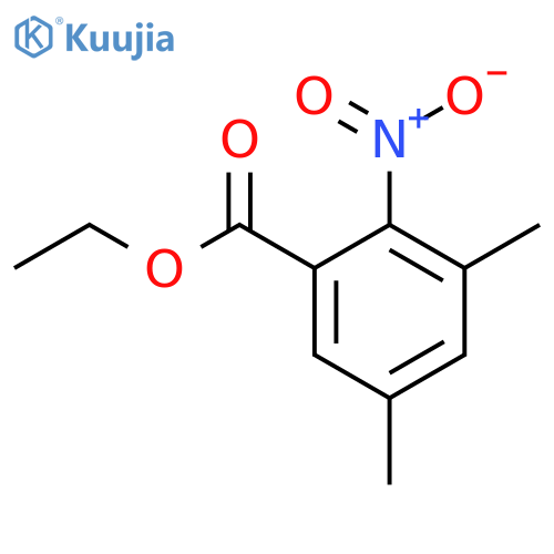 Ethyl 3,5-dimethyl-2-nitrobenzoate structure