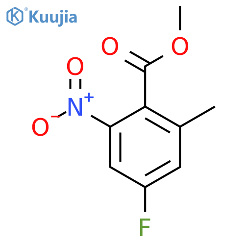 Methyl 4-fluoro-2-methyl-6-nitrobenzoate structure
