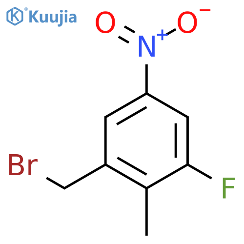 3-Fluoro-2-methyl-5-nitrobenzyl bromide structure