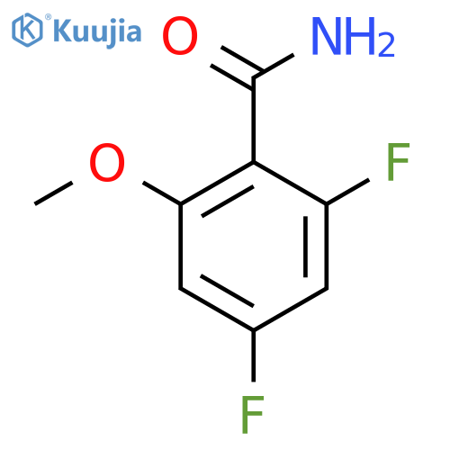 2,4-Difluoro-6-methoxybenzamide structure