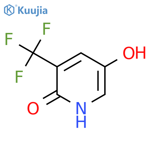 2,5-Dihydroxy-3-(trifluoromethyl)pyridine structure