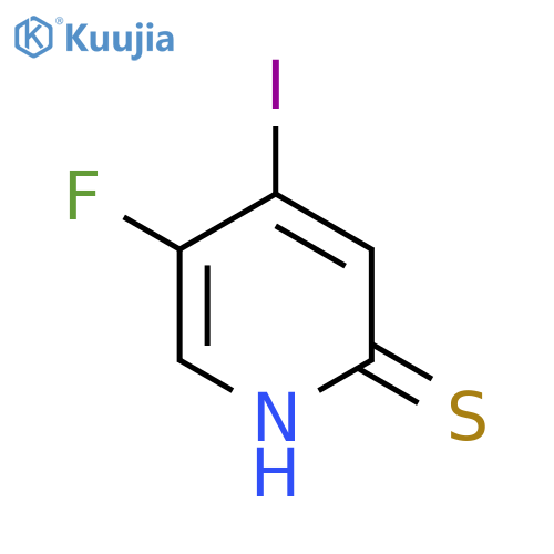 5-Fluoro-4-iodo-2-mercaptopyridine structure