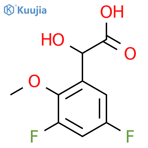 3,5-Difluoro-2-methoxymandelic acid structure