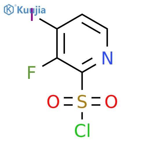 3-Fluoro-4-iodopyridine-2-sulfonyl chloride structure