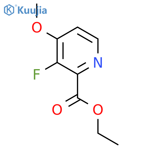 Ethyl 3-fluoro-4-methoxypicolinate structure