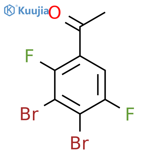 3',4'-Dibromo-2',5'-difluoroacetophenone structure